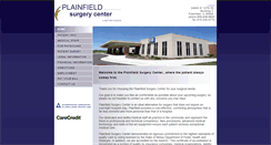 Desktop Screenshot of plainfieldsurgerycenter.com